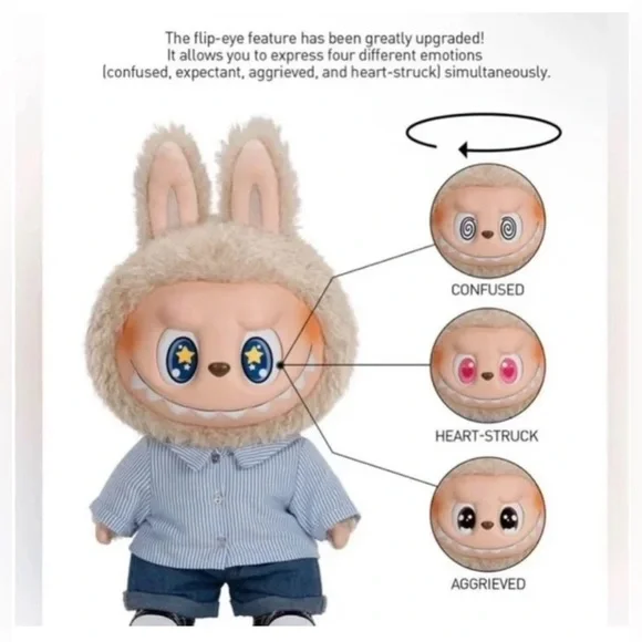 POP MART The Monsters Flip With Me Vinyl - Picture 3 of 10